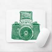 ジャイアントイーストドイツのカメラ – フォレストグリーン マウスパッド (マウス)