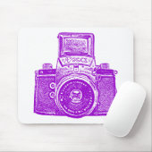 ジャイアントイーストドイツカメラ – 紫 マウスパッド (マウス)