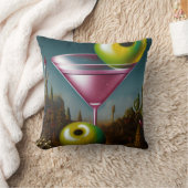 ジャイアントオリーブPink Martini クッション (ブランケット)