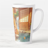 ジャイアントカピバラ – ホット春イラストレーション カフェラテマグ (右)