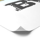 ジャイアントキッドの建築トラック – イエローブルドーザー ポスター (角)