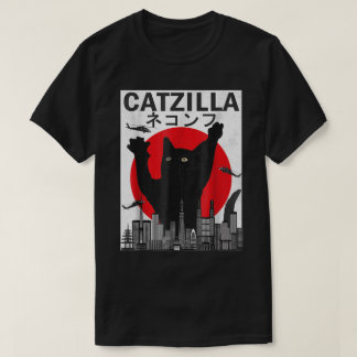 ジャイアントキャット東京面白いデザイン Tシャツ