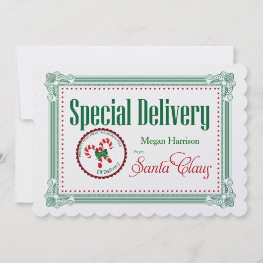 ジャイアントクリスマス特別配カスタム達ギフトラベル シーズンカード (正面)