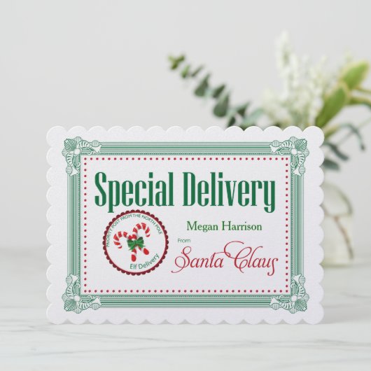 ジャイアントクリスマス特別配カスタム達ギフトラベル シーズンカード (スタンド正面)