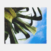 ジャイアントグリーンアロエ工場 フリースブランケット (正面(横))