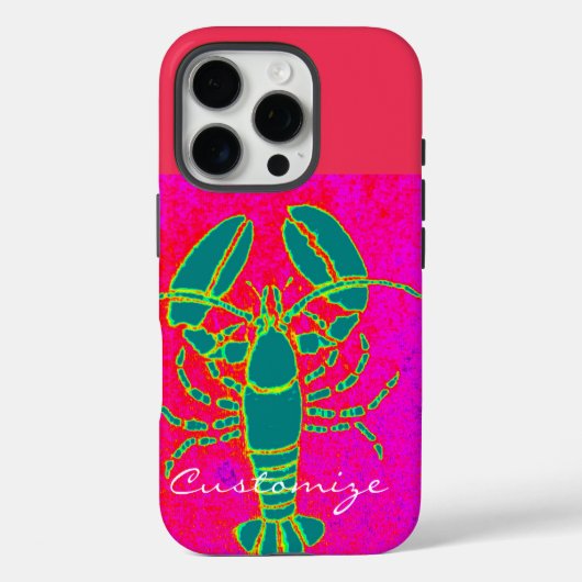 ジャイアントグリーンロブスターサンダー_コーブ Case-Mate iPhoneケース (裏面)