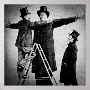 ジャイアントサイドショーフリークヴィンテージ1890s ポスター