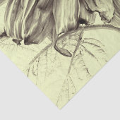 ジャイアントサンフラワーズヴィンテージレトロイエローデコパージュ 薄葉紙 (詳細)