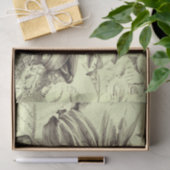 ジャイアントサンフラワーズヴィンテージレトロイエローデコパージュ 薄葉紙 (ギフト)