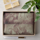 ジャイアントサンフラワーセピアブラウンヴィンテージアンティーク 薄葉紙 (ギフト)