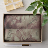 ジャイアントサンフラワーセピアブラウンヴィンテージエフェラ 薄葉紙 (ギフト)