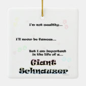 ジャイアントシュナウザーオーナメント セラミックオーナメント (裏面)