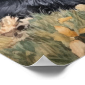 ジャイアントシュナウザードッグアートプリントポスター ポスター (角)