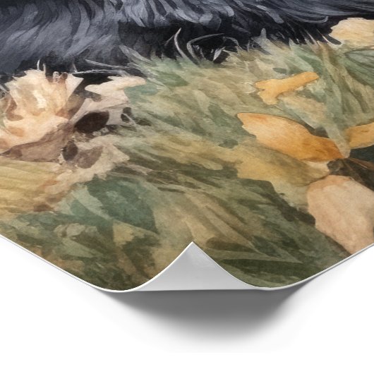 ジャイアントシュナウザードッグアートプリントポスター ポスター (角)