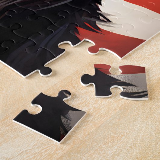 ジャイアントシュナウザー7月4日の独立記念日 ジグソーパズル (側面)