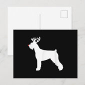 ジャイアントシュナウザー トナカイ クリスマス 犬 (正面/裏面)