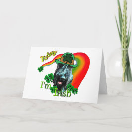 ジャイアントシュナウザーSt patricks day カード