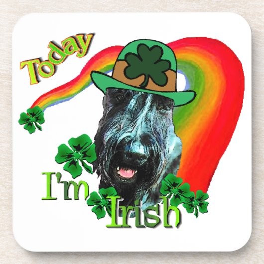 ジャイアントシュナウザーSt patricks day コースター (正面)