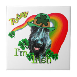 ジャイアントシュナウザーSt patricks day タイル