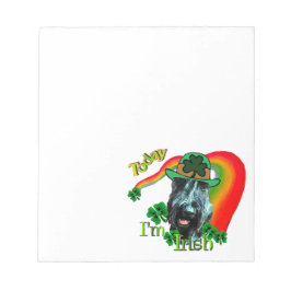 ジャイアントシュナウザーSt patricks day ノートパッド