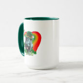 ジャイアントシュナウザーSt patricks day マグカップ (正面左)