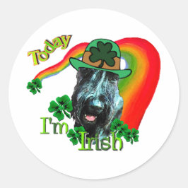 ジャイアントシュナウザーSt patricks day ラウンドシール