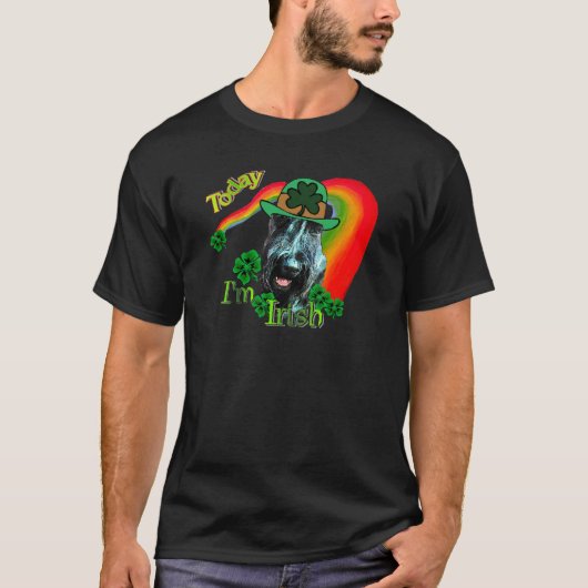 ジャイアントシュナウザーSt patricks day Tシャツ (正面)