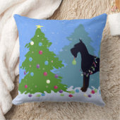 ジャイアントシュナウツァークリスマスフォレスト クッション (ブランケット)