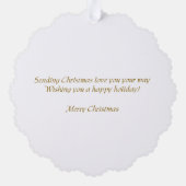 ジャイアントシュナウツァークリスマス オーナメントカード (裏面)