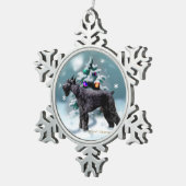 ジャイアントシュナウツァークリスマス スノーフレークピューターオーナメント (右)