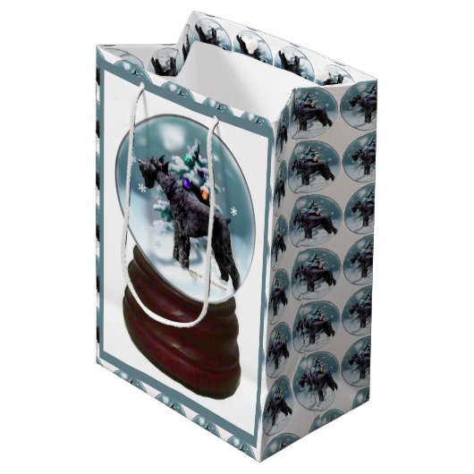 ジャイアントシュナウツァークリスマス ミディアムペーパーバッグ (正面アングル)