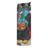 ジャイアントシュナウツァーホリデーベーキング:フェスティバルクリスマス タンブラー (回転左)