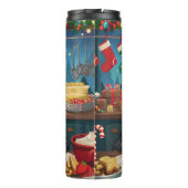 ジャイアントシュナウツァーホリデーベーキング:フェスティバルクリスマス タンブラー (裏面)