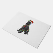 ジャイアントシュナウツァー恋人クリスマスサンタジャイアントシュナウザーC ドアマット (アングル)