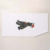 ジャイアントシュナウツァー恋人クリスマスサンタジャイアントシュナウザーC バスタオル (バスタオル)