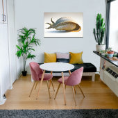 ジャイアントシーシェルウォールアートオーシャニックホームデコール キャンバスプリント