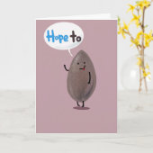 ジャイアントシードことわざ... 「すぐに種を蒔くよ」というカード。 カード (黄色い花)