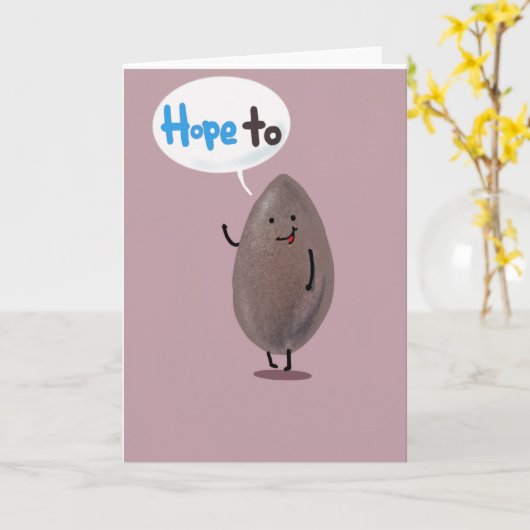 ジャイアントシードことわざ... 「すぐに種を蒔くよ」というカード。 カード (黄色い花)