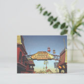 ジャイアントジッパー標識 ポストカード (スタンド正面)