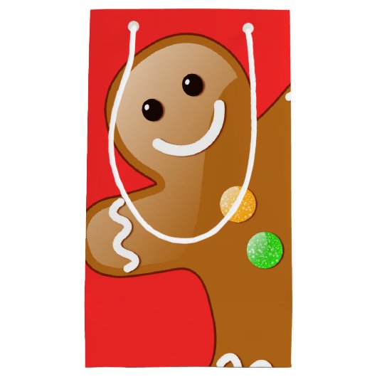 ジャイアントジンジャーブレッドマン スモールペーパーバッグ (正面)