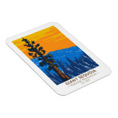 ジャイアントセコイア国立記念碑カリフォルニアヴィンテージ マグネット (右側)