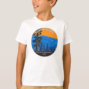 ジャイアントセコイア国立記念碑カリフォルニアヴィンテージ Tシャツ