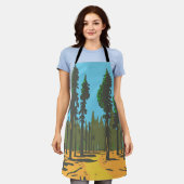 ジャイアントセコイア エプロン (着用した状態)