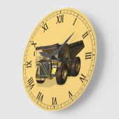 ジャイアントダンプトラック ラージ壁時計 (傾斜)