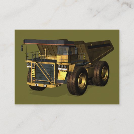 ジャイアントダンプトラック 名刺 (正面)