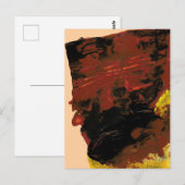 ジャイアントチョコレートバーアクリル絵を描製はがき ポストカード (正面/裏面)