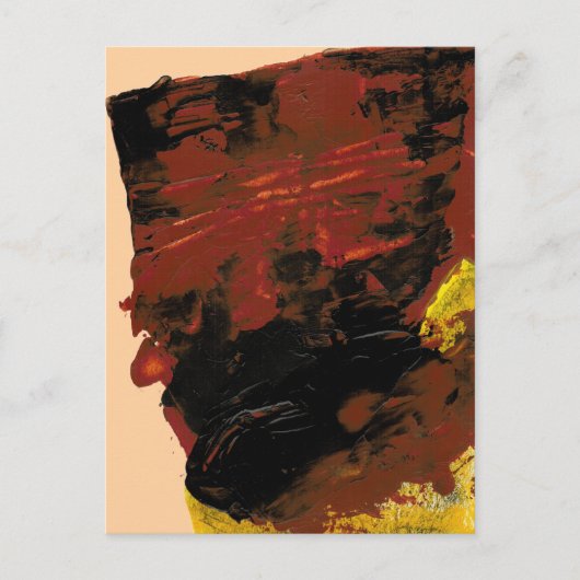 ジャイアントチョコレートバーアクリル絵を描製はがき ポストカード (正面)