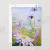 ジャイアントデイジー ポストカード (正面/裏面)