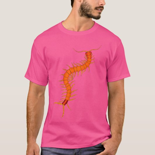 ジャイアントデザートムカデクールバグハンター Tシャツ (正面)
