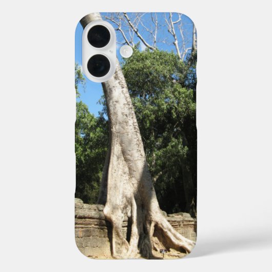 ジャイアントバンヤンツリー…カンボジア・タプローム寺院 Case-Mate iPhoneケース (裏面)
